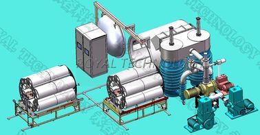 PVDの熱蒸発のコーティングの単位、反紫外線ヘルメットのバイザーの蒸発の塗装システム