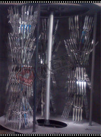 使い捨て可能なプラスチック スプーン/フォークのための機械を金属で処理するプラスチック食事用器具類の真空